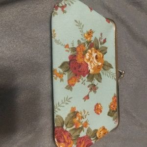 Floral coin purse